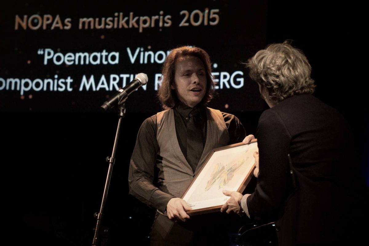 NOPAs musikkpris til Martin Romberg