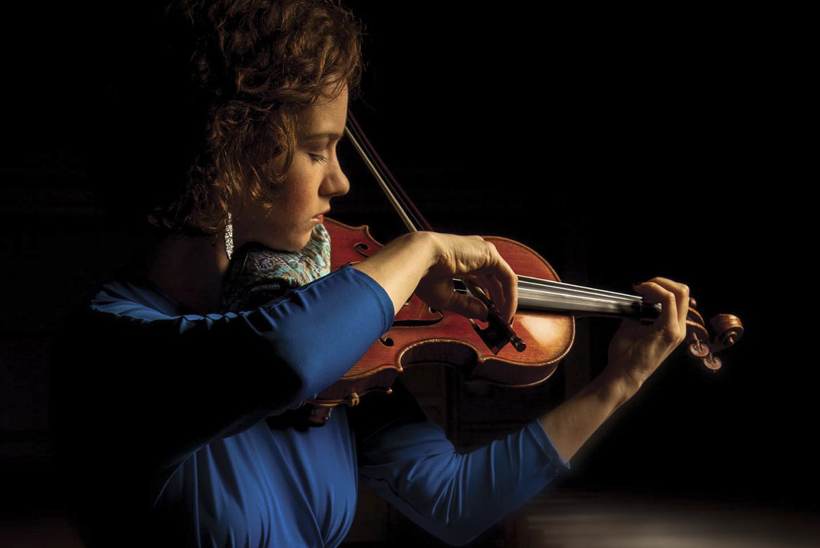 HILARY HAHN OG ROBERT LEVIN I OPERAEN